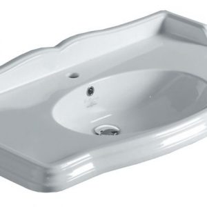 Раковина для ванной подвесная умывальник-столешница Simas Arcade белая AR 874