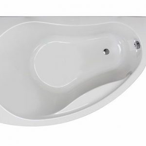 XWA3051000 Kolo PROMISE ванна асимметричная 150*100 см, левая, белая, с ножками SN7