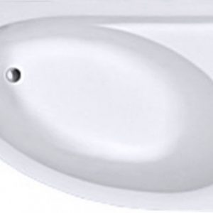 XWA3060000 Kolo SPRING ванна асимметричная 160*100 см, правая, белая, с ножками SN7