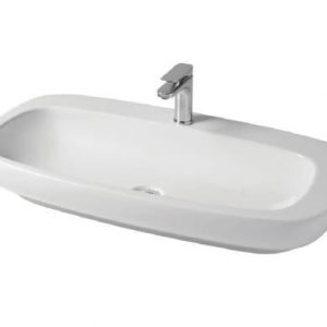 Раковина для ванной ArtCeram Dial 90х48,5 см белый глянцевый DAL004 01;00