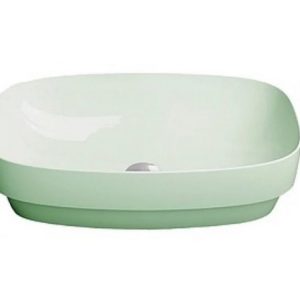 Раковина для ванной накладная Catalano Colori 60х38 (Зеленый матовый) 160AGRLXVS