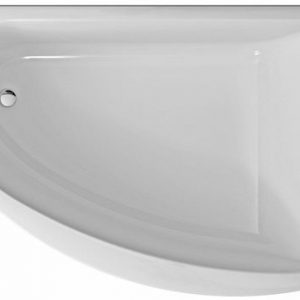 XWA3370000 Kolo MIRRA ванна асимметричная 170*110 см, правая, с ножками SN8 и элементами крепления, белая