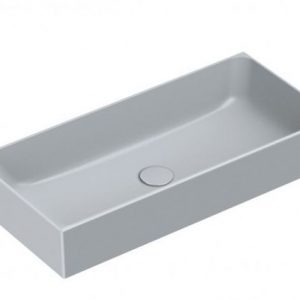 Раковина для ванной накладная Catalano Zero 75х35 (Серый матовый) 17535ZECS
